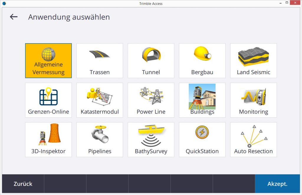 Trimble Access Apps